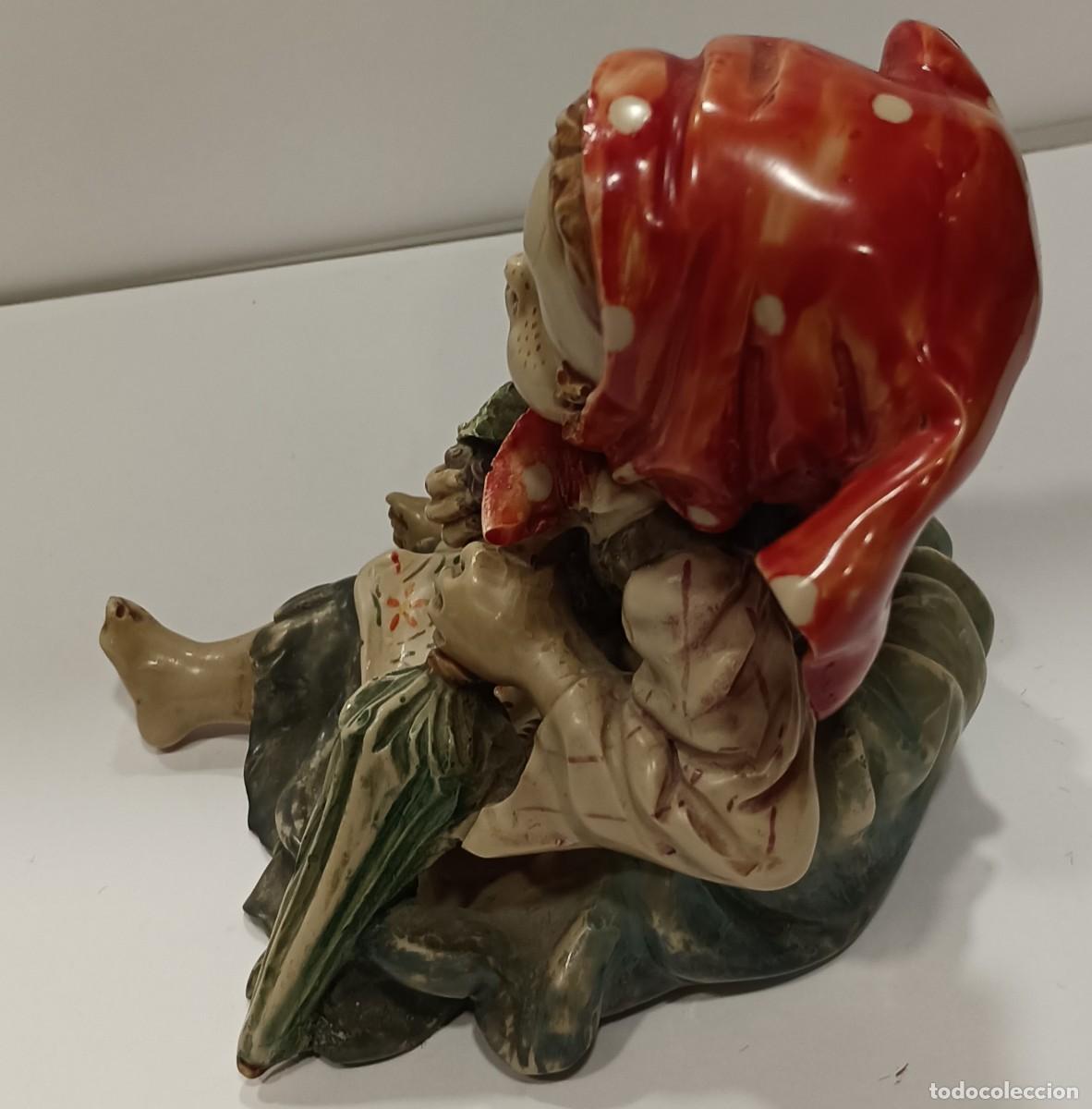 Antig&uuml;edades: FIGURAS MARFINITE PINTADA A MANO - Foto 4