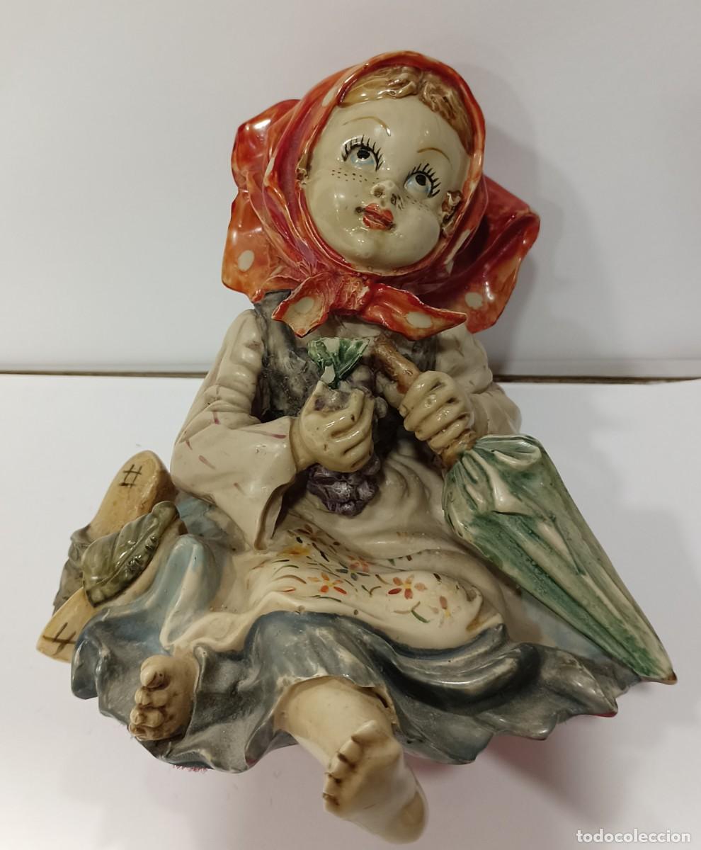 Antig&uuml;edades: FIGURAS MARFINITE PINTADA A MANO - Foto 5