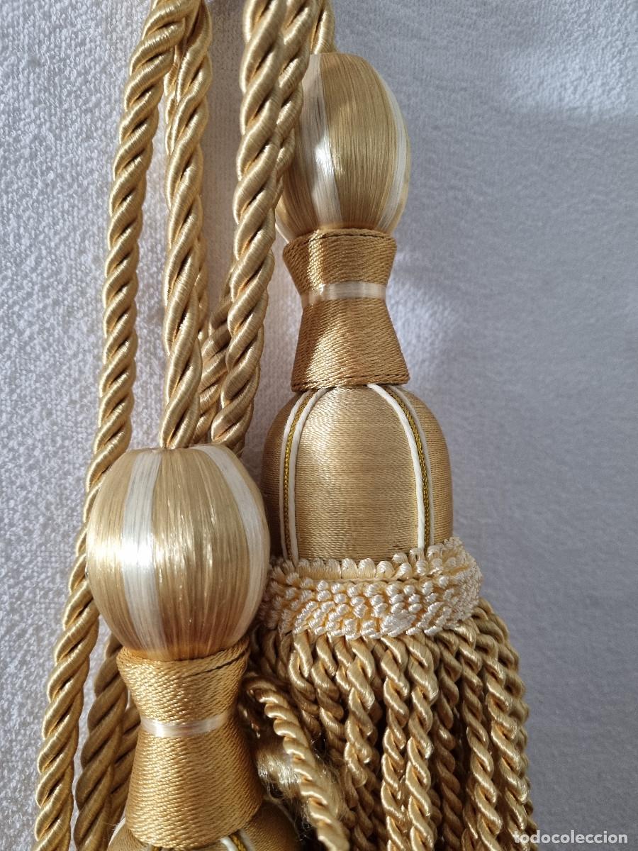 Antig&uuml;edades: 4 BORLONES DE 26 CM EN EXCELENTE ESTADO - Foto 7