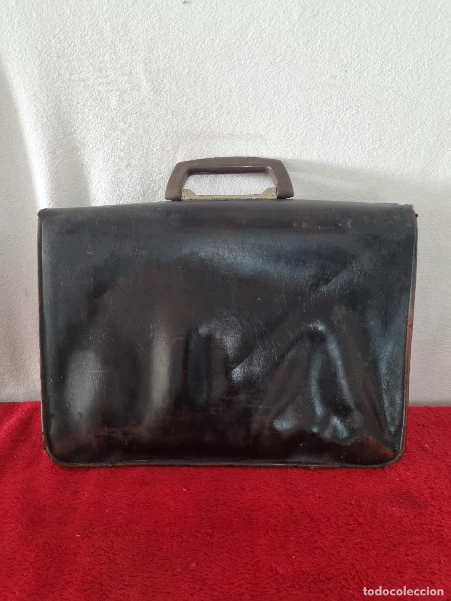 Antig&uuml;edades: ANTIGUO MALETIN EN PIEL - Foto 3