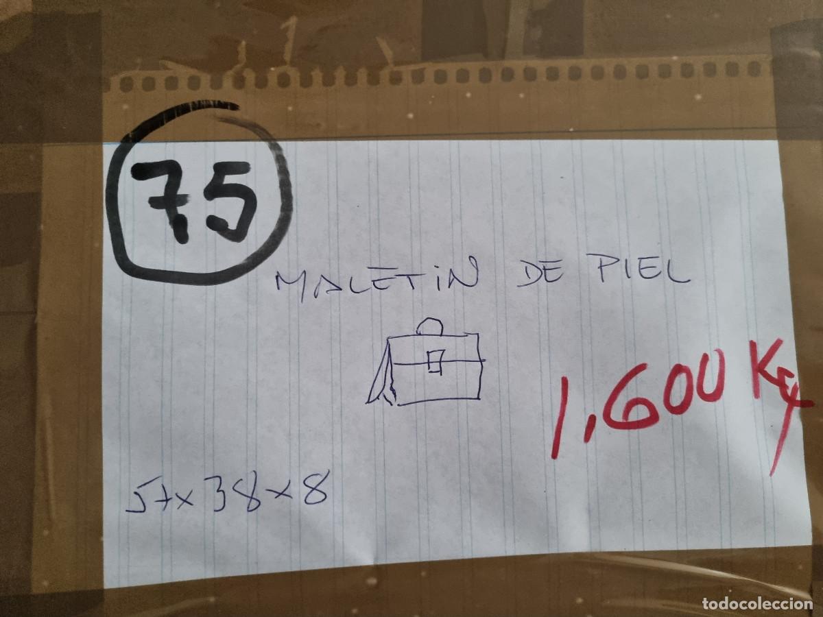 Antig&uuml;edades: ANTIGUO MALETIN EN PIEL - Foto 8