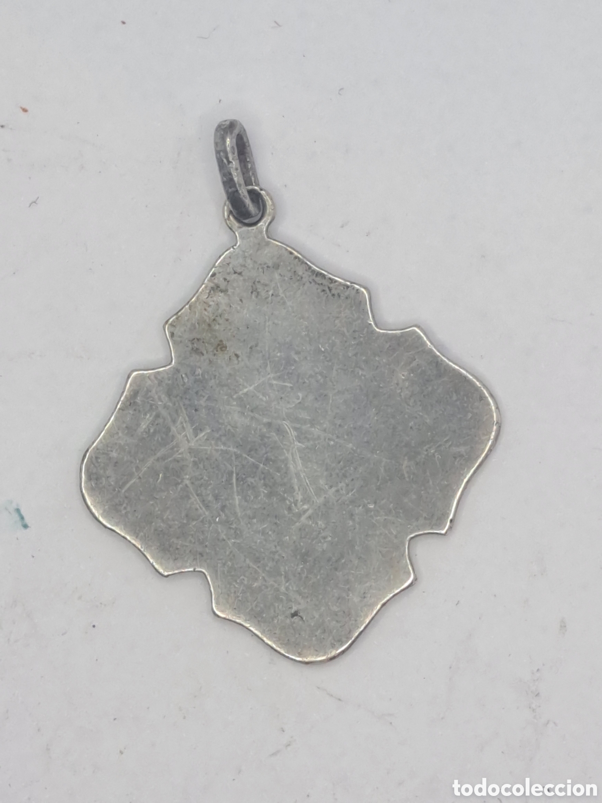 Antig&uuml;edades: Medalla religiosa antigua en plata - Foto 4
