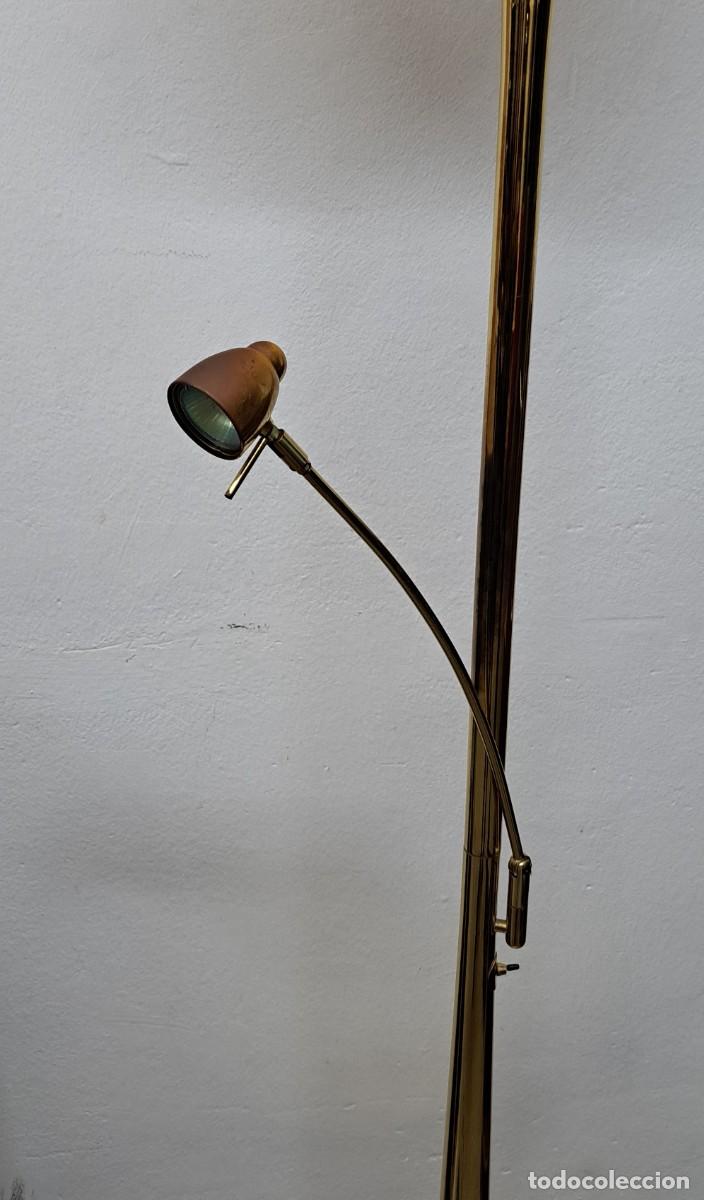 Antig&uuml;edades: Lampara de pie 2 luces, vintage Marca Vibia - Foto 2