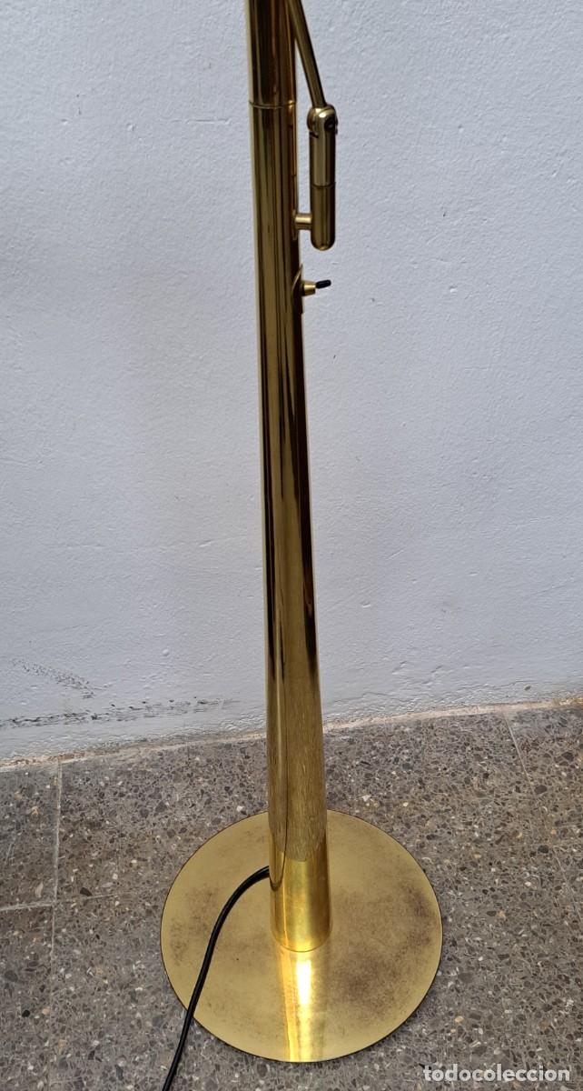 Antig&uuml;edades: Lampara de pie 2 luces, vintage Marca Vibia - Foto 4