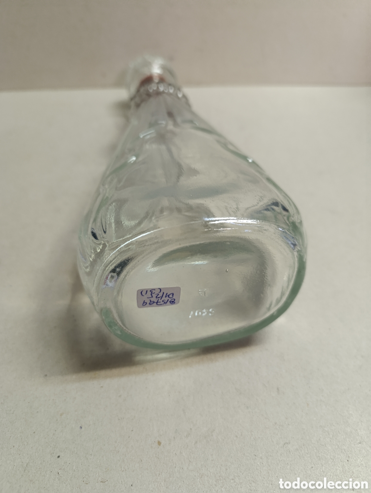 Antig&uuml;edades: BOTELLA DE CRISTAL CON DETALLE GRANATE. - Foto 18