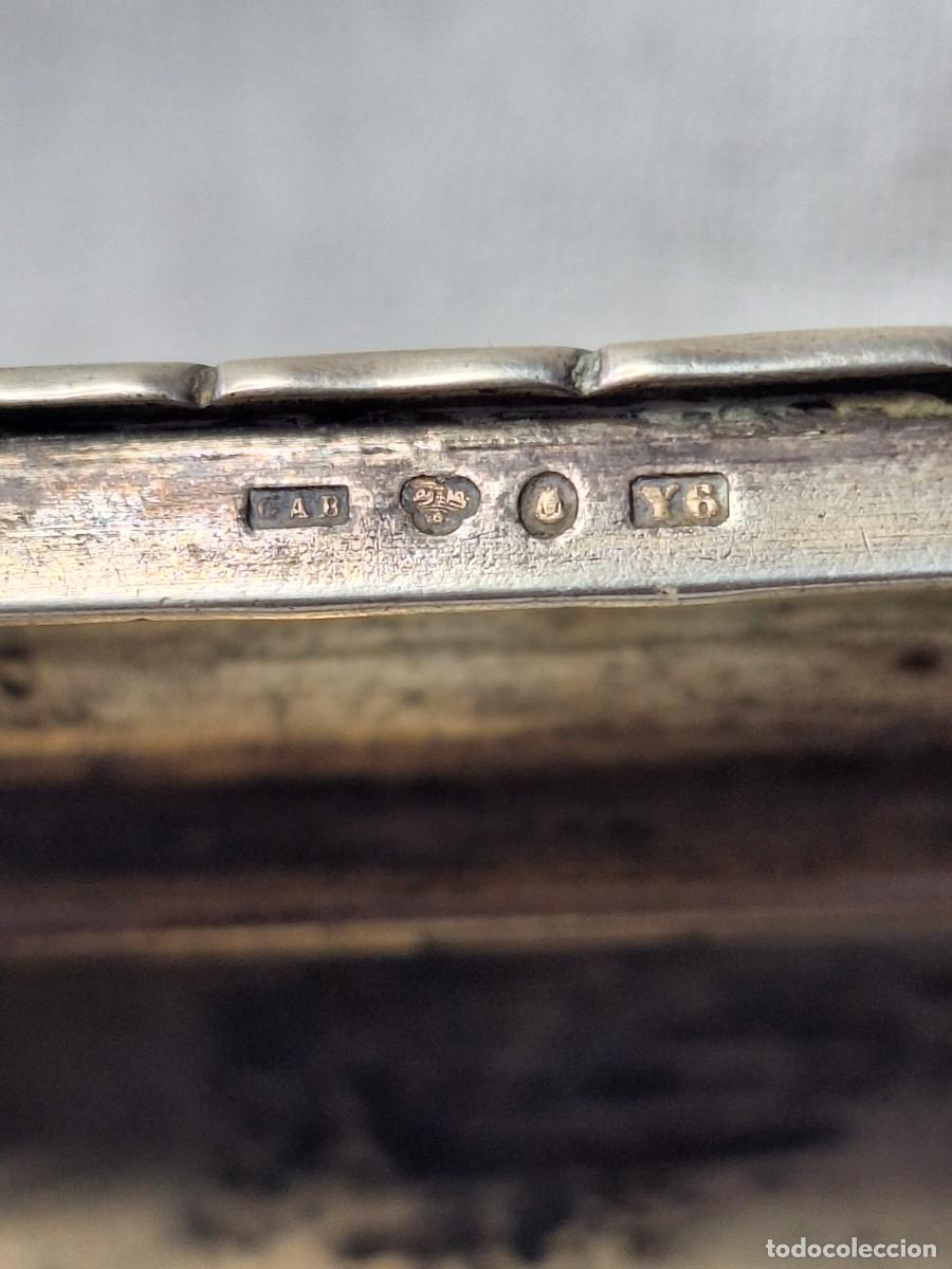 Antig&uuml;edades: Antigua caja de rape de plata. - Foto 6