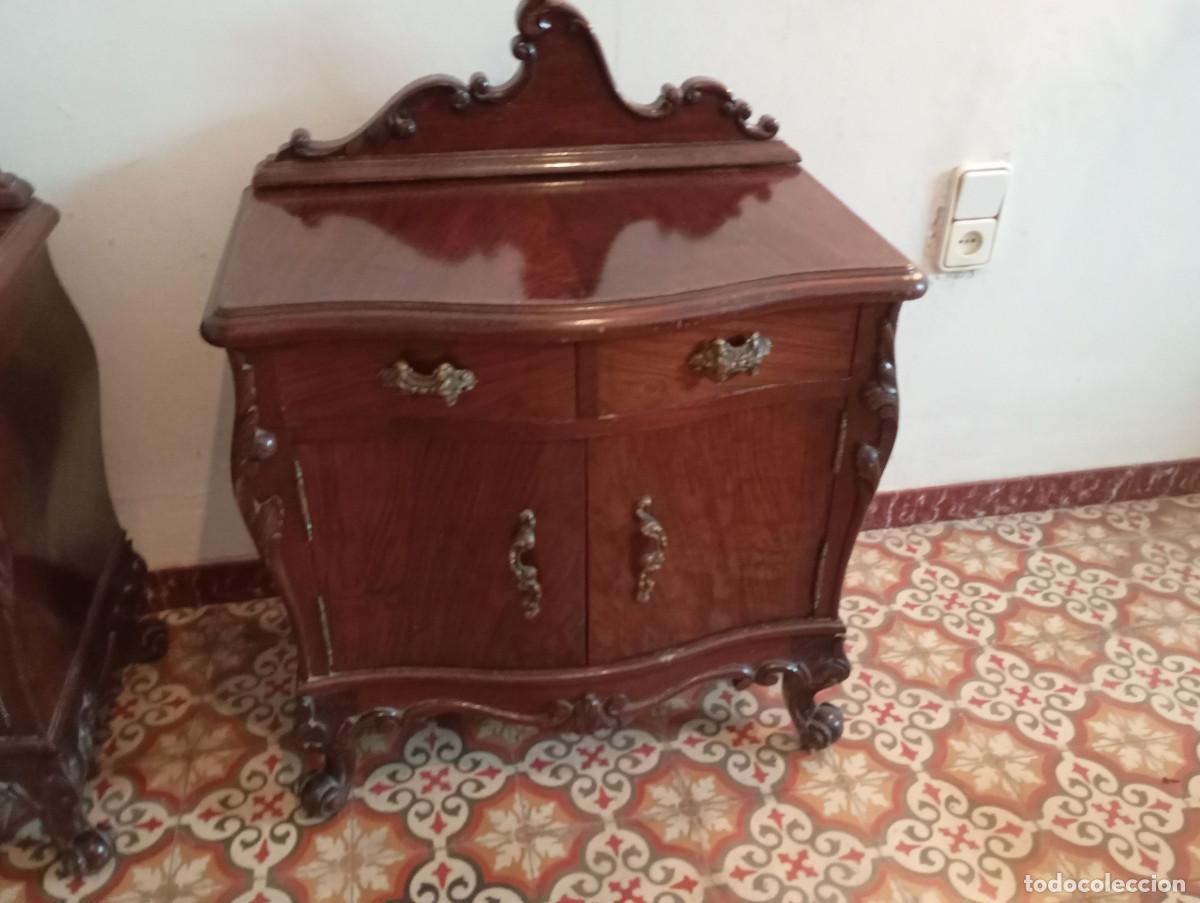 Antig&uuml;edades: parejas de mesillas antiguas - Foto 3