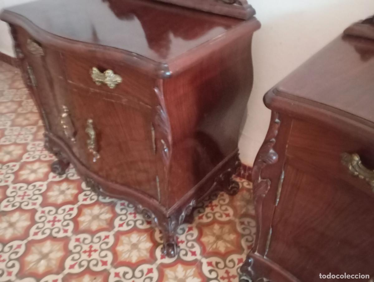 Antig&uuml;edades: parejas de mesillas antiguas - Foto 5