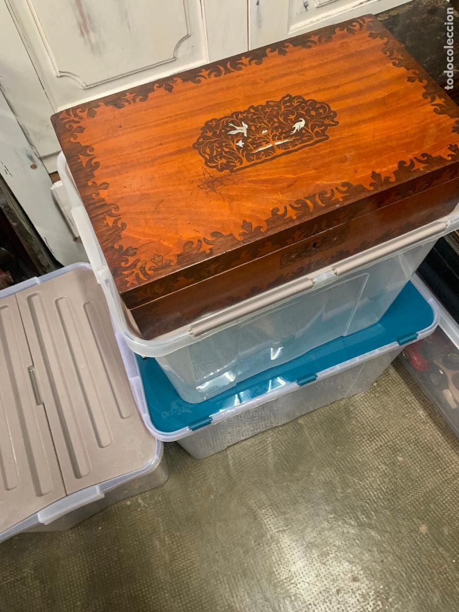 Antig&uuml;edades: Caja escritorio de viaje Victoriana