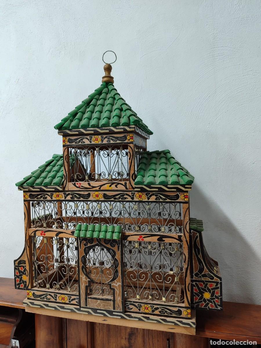Antig&uuml;edades: Jaula antigua en forma de casa &aacute;rabe - Foto 2