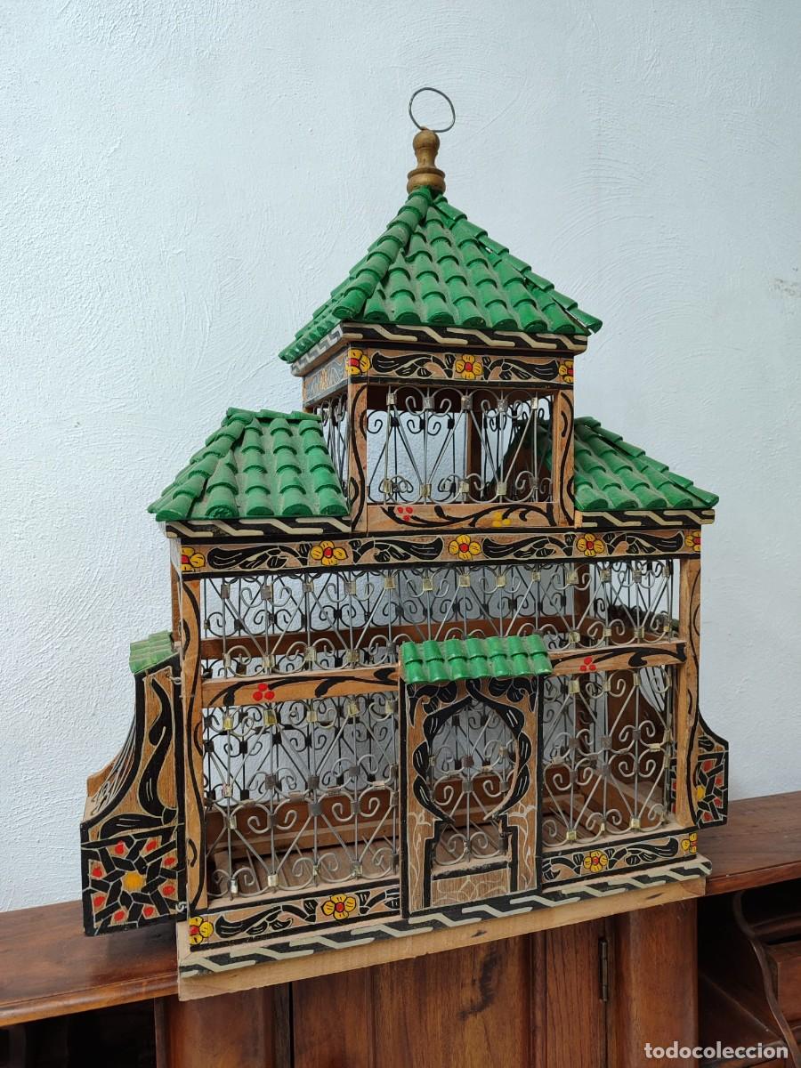 Antig&uuml;edades: Jaula antigua en forma de casa &aacute;rabe - Foto 3