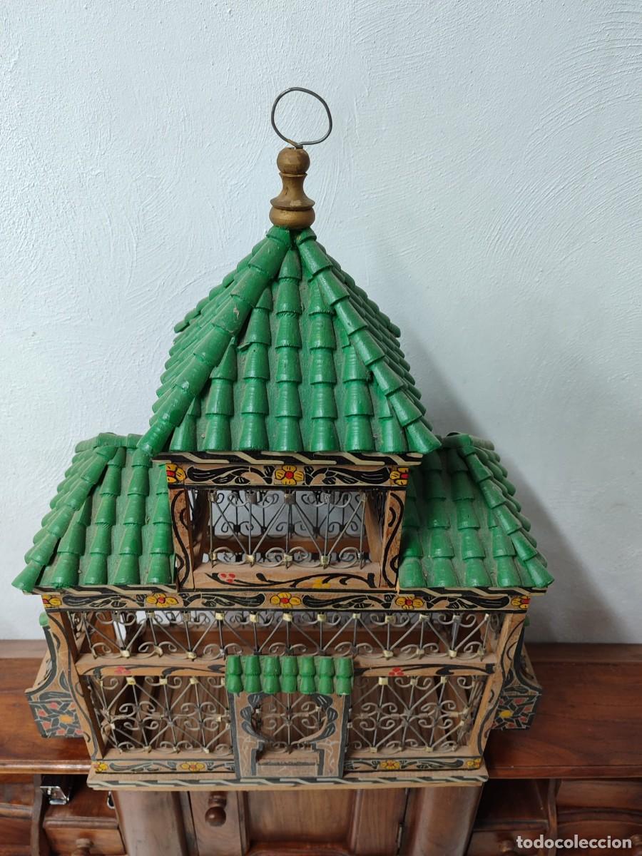Antig&uuml;edades: Jaula antigua en forma de casa &aacute;rabe - Foto 4