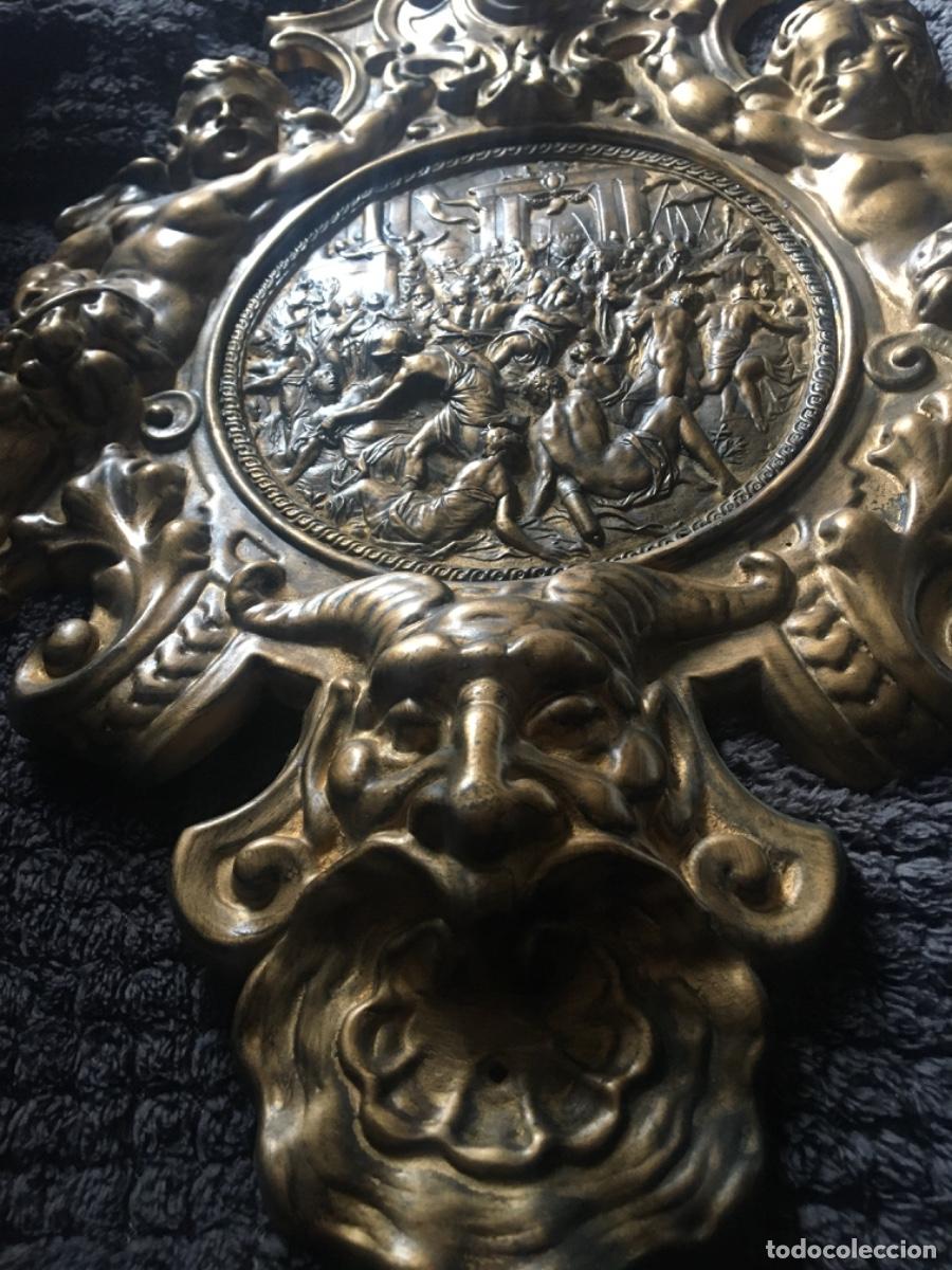 Antig&uuml;edades: Placa tondo cobre renacimiento - Foto 1