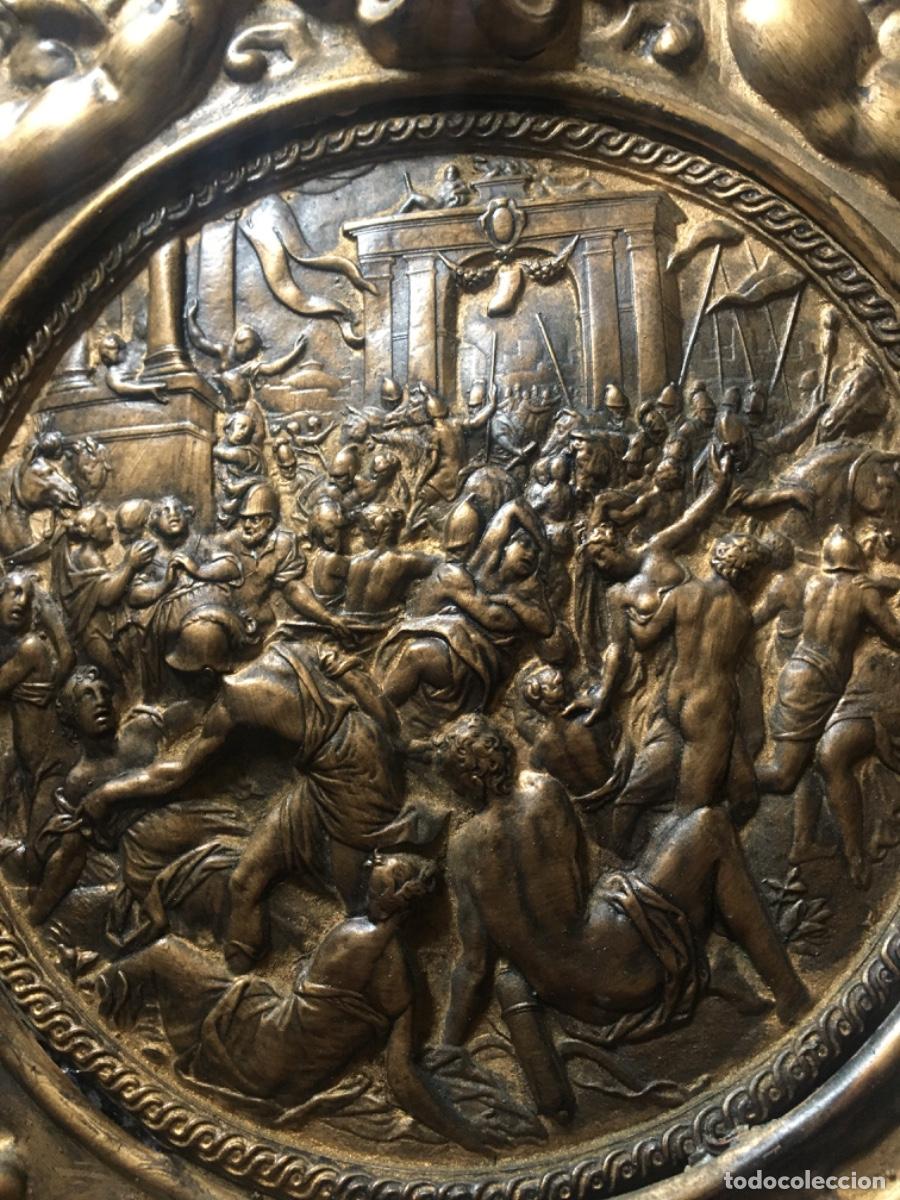 Antig&uuml;edades: Placa tondo cobre renacimiento - Foto 3