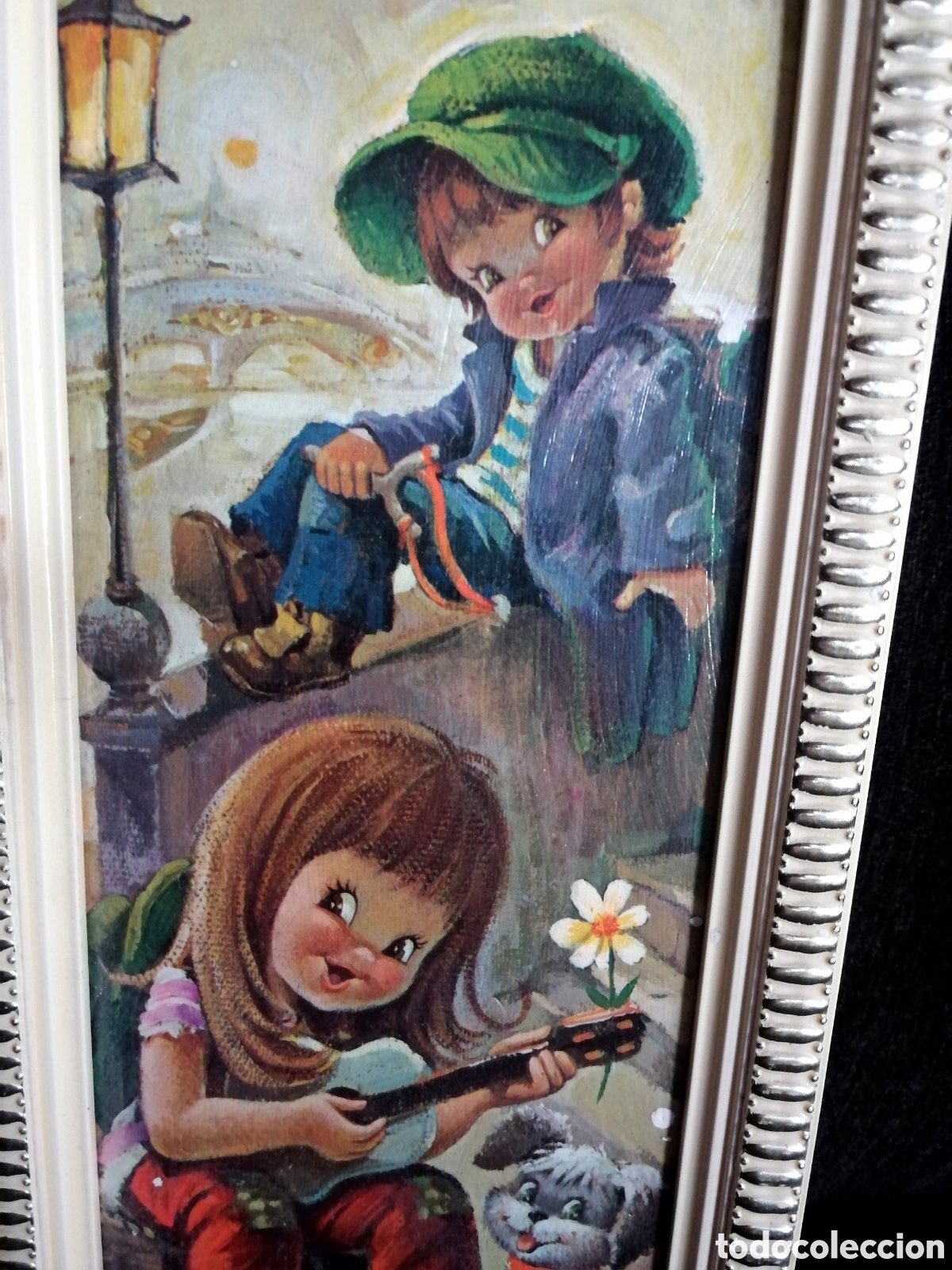 Antig&uuml;edades: Cuadro infantil antiguo - Foto 2