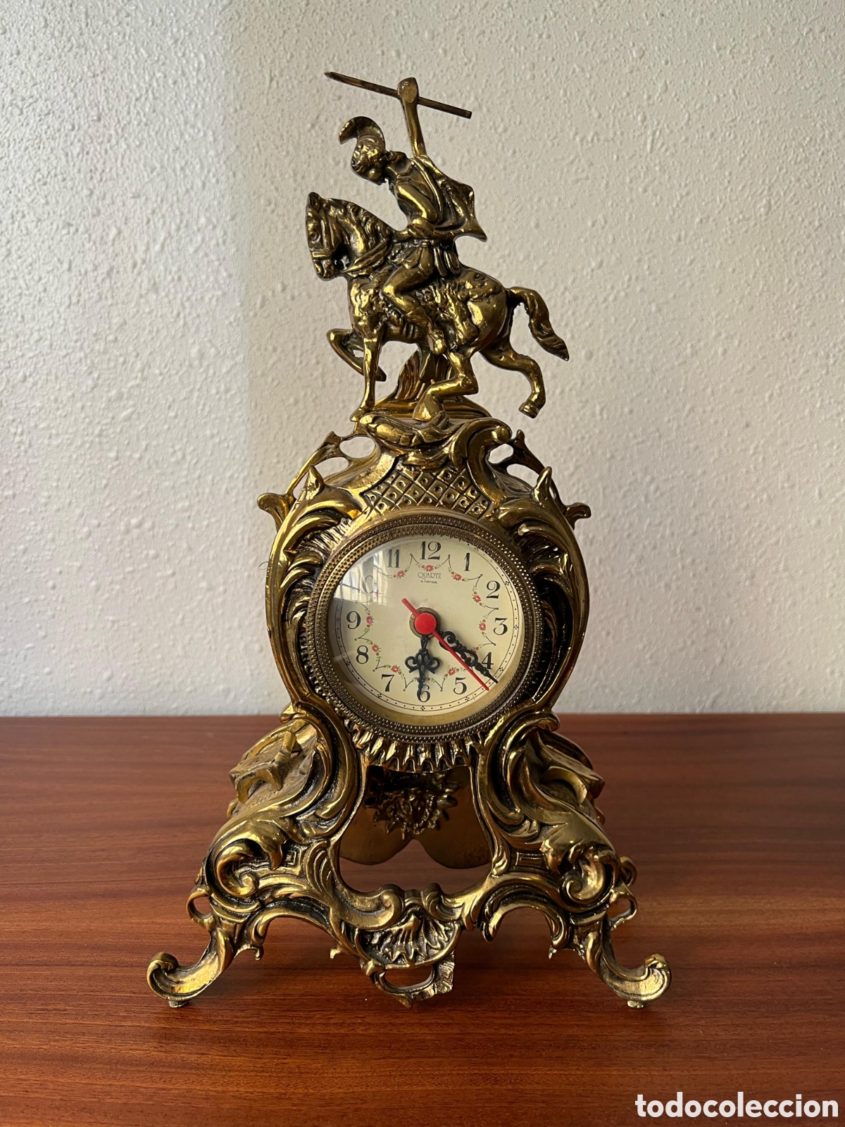 Antig&uuml;edades: Reloj de bronce macizo - Foto 1