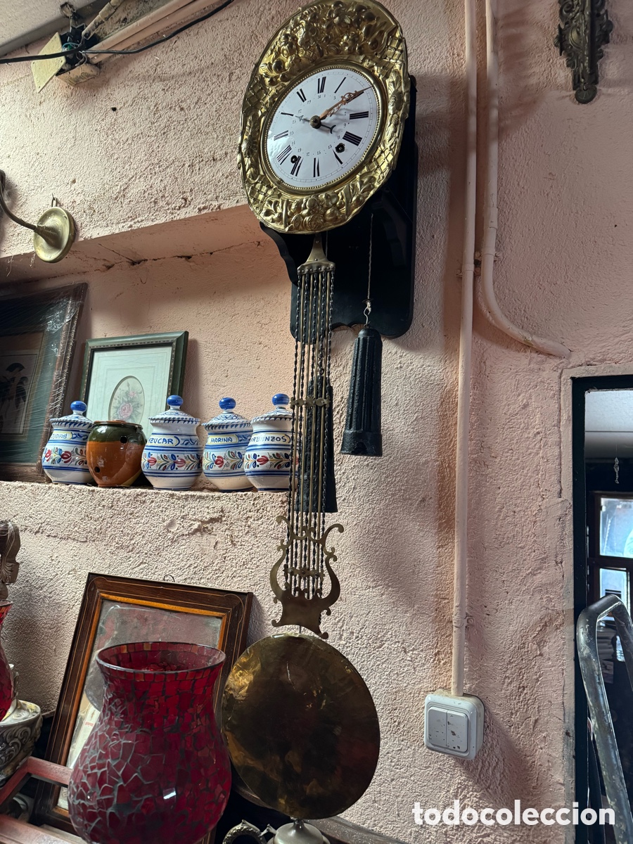 Antig&uuml;edades: Reloj de pared Moret - Foto 5