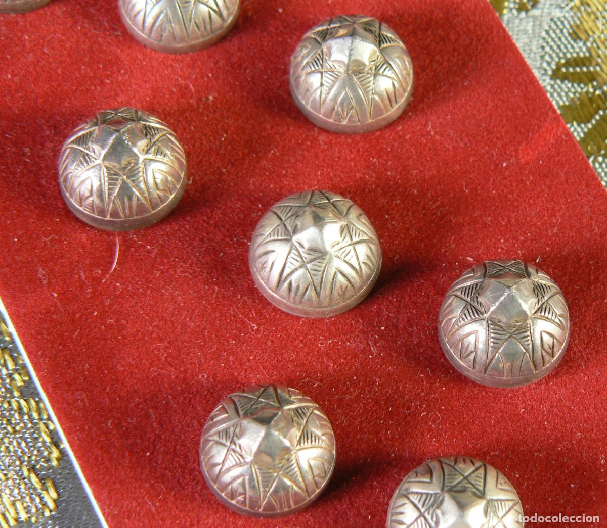 Antig&uuml;edades: ANTIGUOS BOTONES DE PLATA - 16 botones - Foto 4