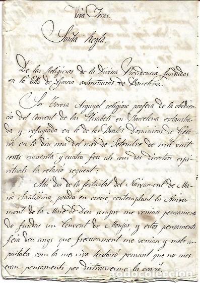 Antig&uuml;edades: ANOTACIONES SOBRE LA SANTA REGLA . - Foto 1