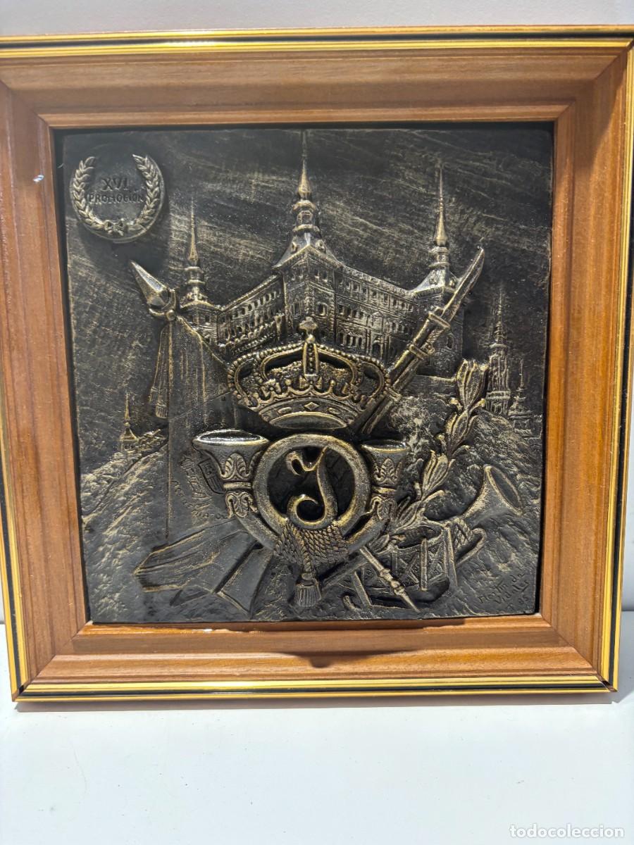 Antig&uuml;edades: CUADRO PLACA METOPA O ESCUDO 1985 MARTIN DE VIRALES