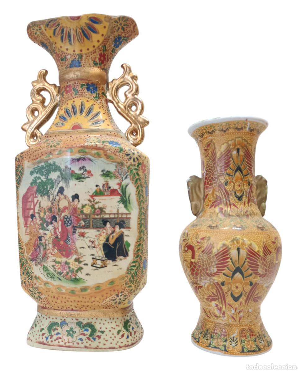 Antig&uuml;edades: Jarrones porcelana satsuma - Foto 1