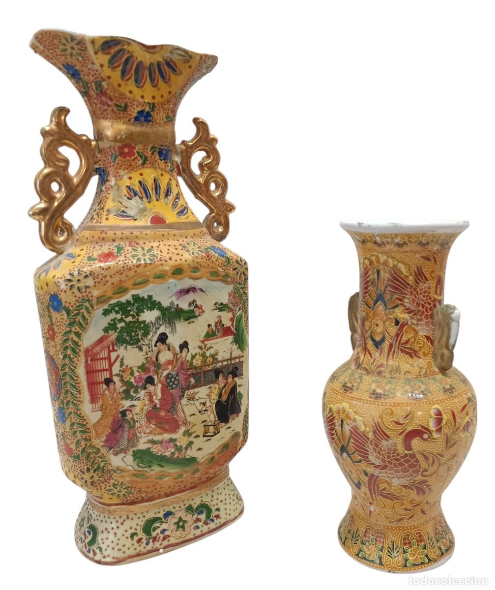 Antig&uuml;edades: Jarrones porcelana satsuma - Foto 3