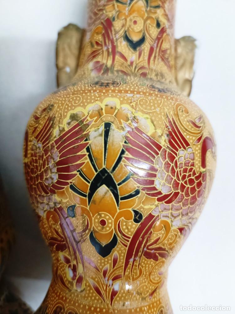 Antig&uuml;edades: Jarrones porcelana satsuma - Foto 5