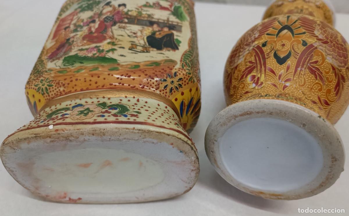 Antig&uuml;edades: Jarrones porcelana satsuma - Foto 6