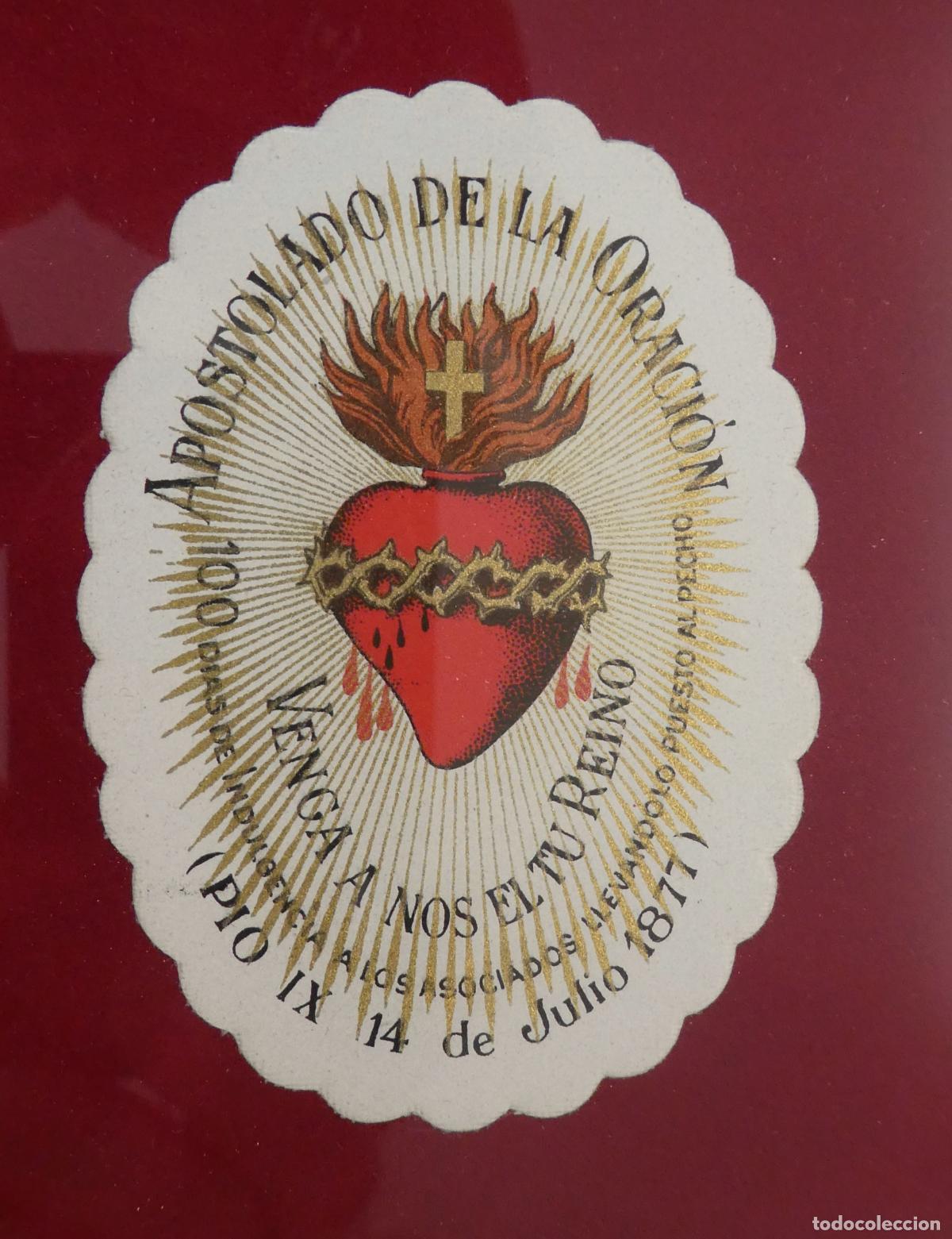 Antig&uuml;edades: Viejo escapulario con marco - Foto 2