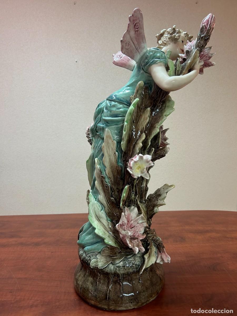 Antig&uuml;edades: D&uacute;o Ninfas de porcelana - Foto 16