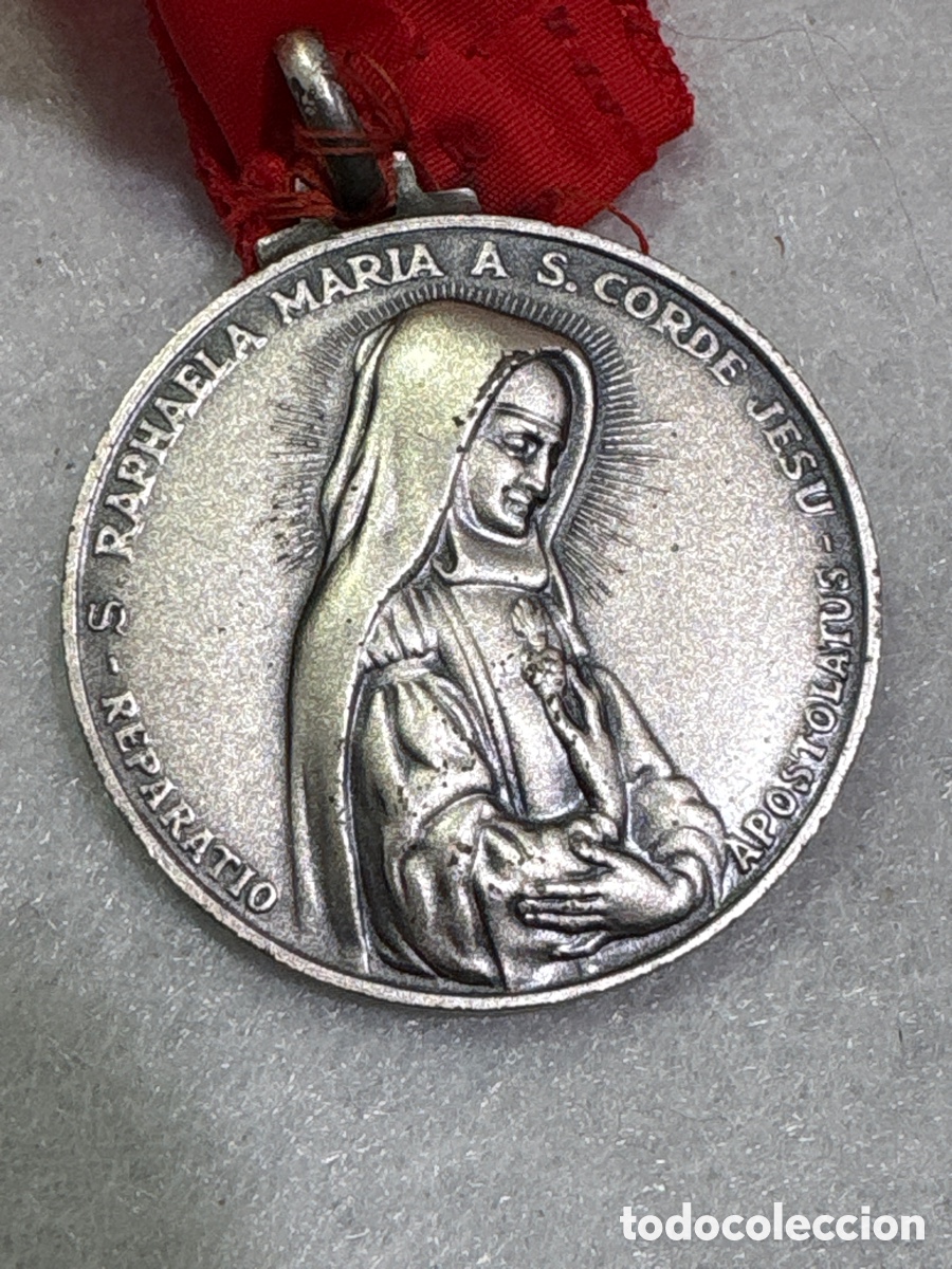 Antig&uuml;edades: Medalla religiosa Raphaela Mar&iacute;a (L30) - Foto 2