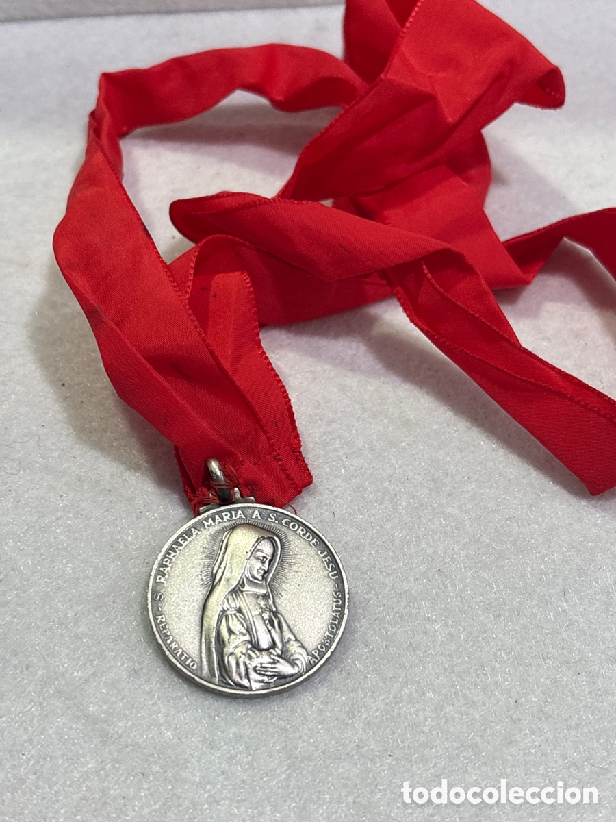 Antig&uuml;edades: Medalla religiosa Raphaela Mar&iacute;a (L30) - Foto 1