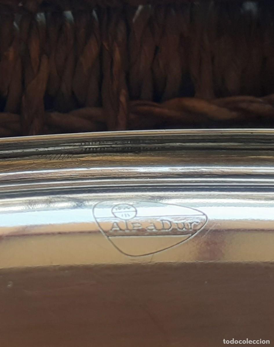 Antig&uuml;edades: Bandeja alpaca-plata. AlpaDur - Foto 3