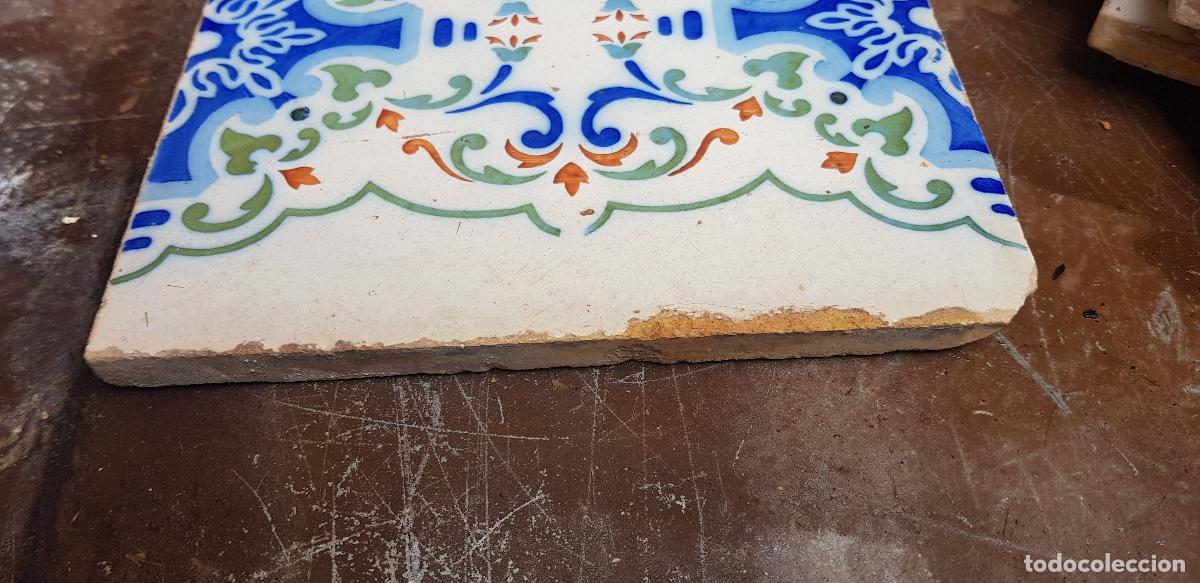 Antig&uuml;edades: AZULEJO VALENCIANO 20X20CM - Foto 2