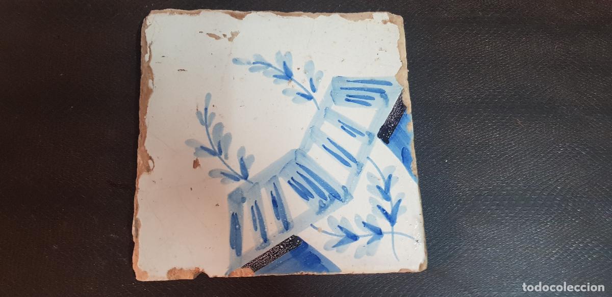 Antig&uuml;edades: AZULEJO VALENCIANO 20X20CM - Foto 4