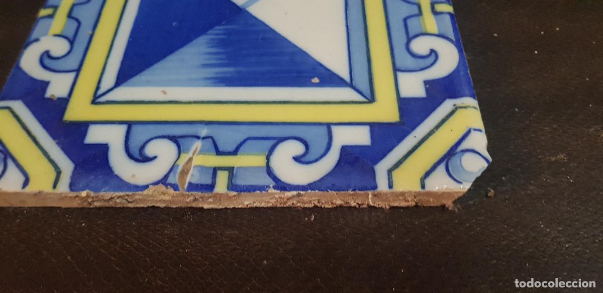Antig&uuml;edades: AZULEJO VALENCIANO 20X20CM - Foto 2