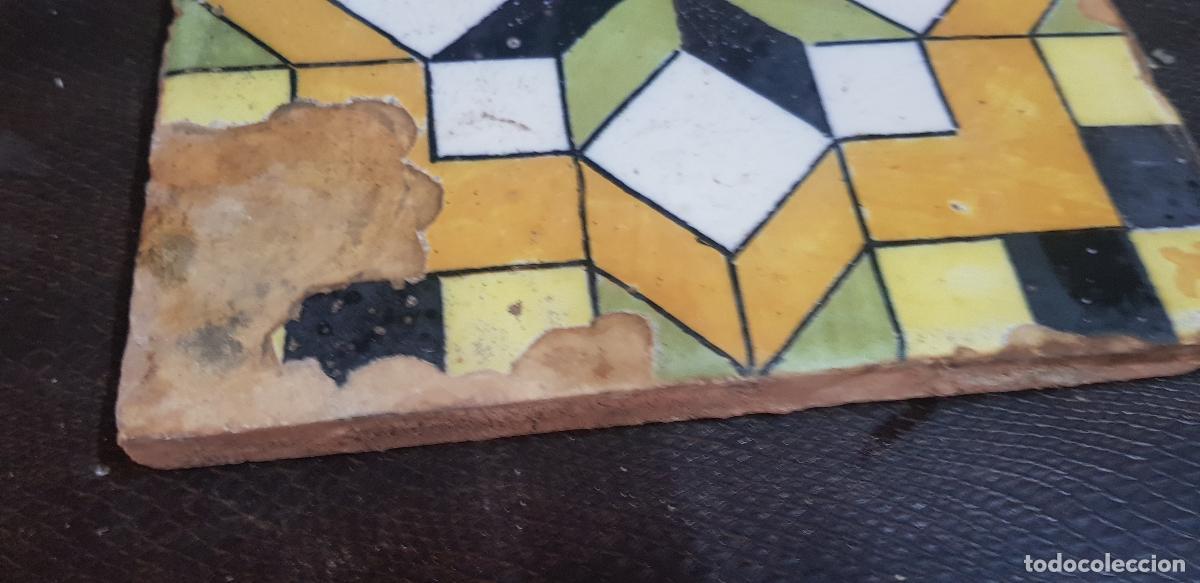 Antig&uuml;edades: AZULEJO VALENCIANO 20X20CM - Foto 2