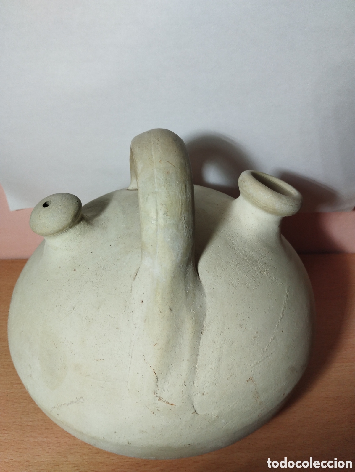 Antig&uuml;edades: Cantaro de agua blanco - Foto 1