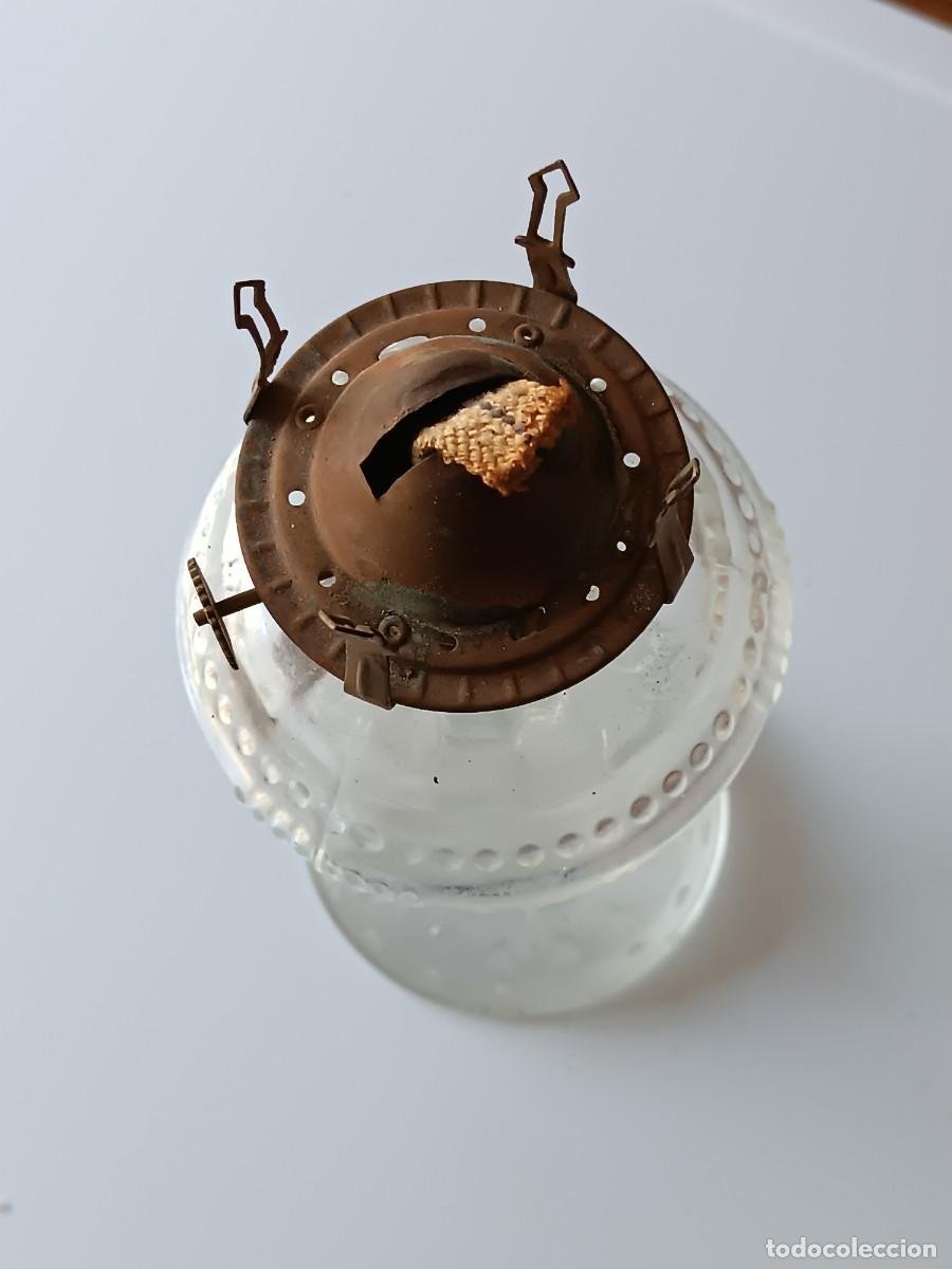 Antig&uuml;edades: ANTIGUO QUINQUE DE CRISTAL - Foto 3