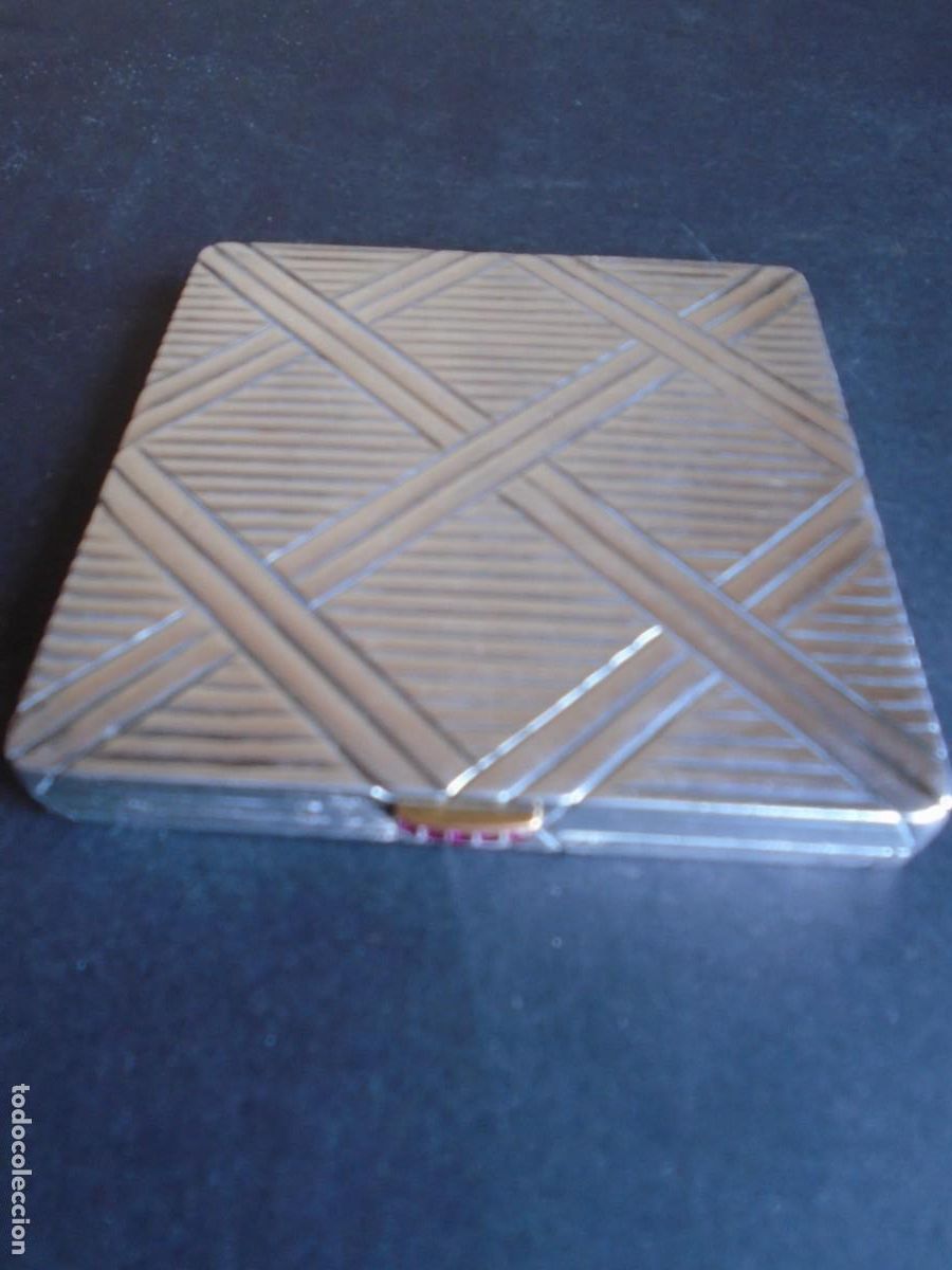Antig&uuml;edades: (PLA-250303)POLVERA DE PLATA CIERRE CON RUBIES - Foto 8