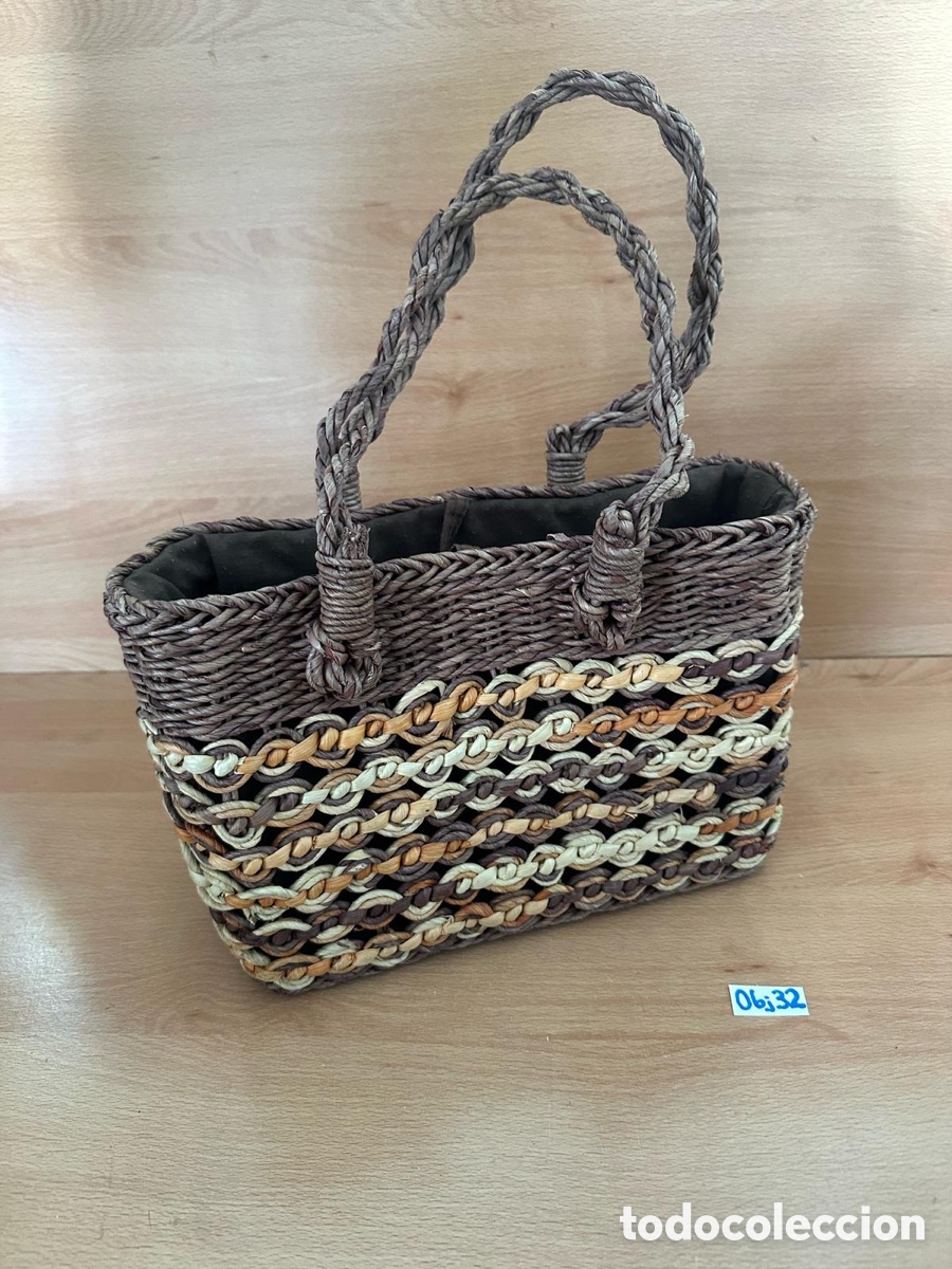 Antig&uuml;edades: Bolso vintage de playa - Foto 2