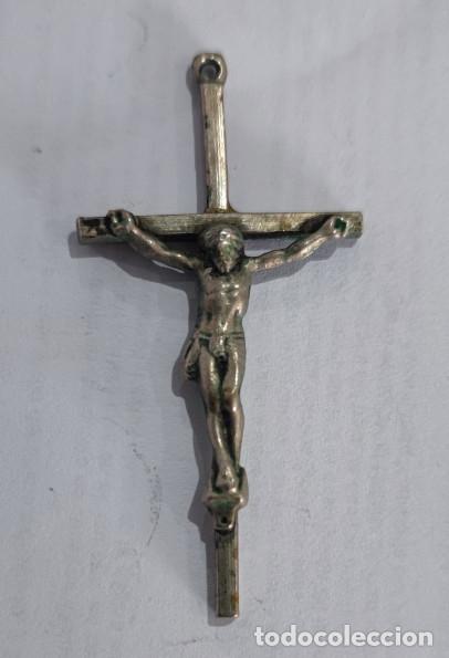 Antig&uuml;edades: CRUZ ANTIGUA CON CRISTO - Foto 1
