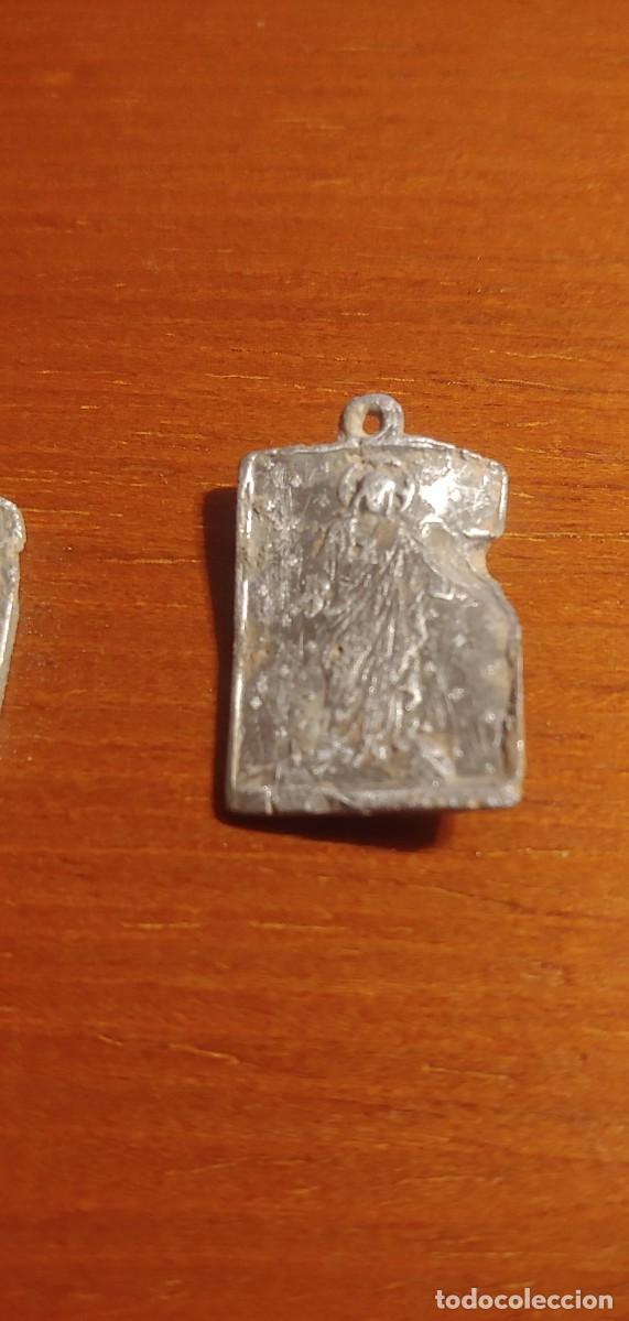 Antig&uuml;edades: DOS ANTIGUAS MEDALLAS DE ALUMINIO. - Foto 3