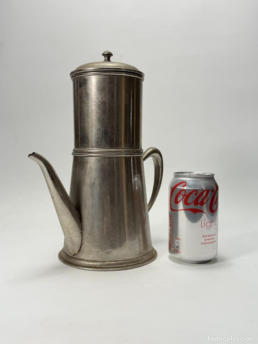 Antig&uuml;edades: Cafetera Percoladora Plateada - Foto 3