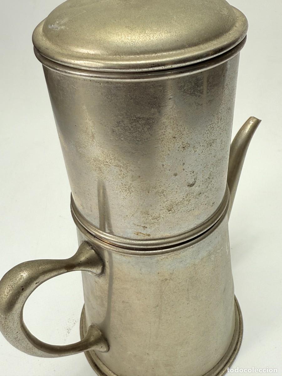 Antig&uuml;edades: Cafetera Percoladora Plateada - Foto 17
