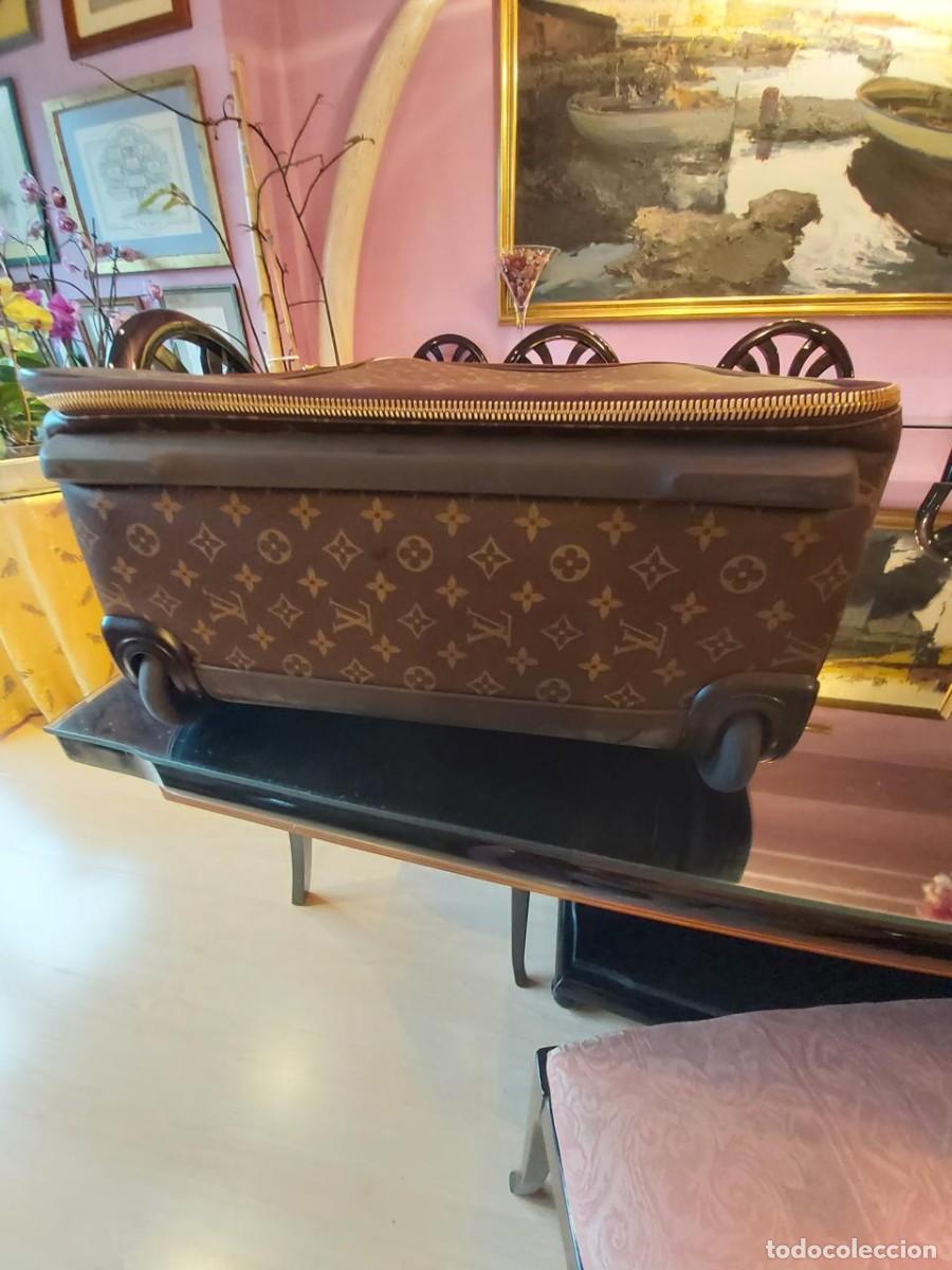 Antig&uuml;edades: Maleta troller Louis Vuitton - Foto 6