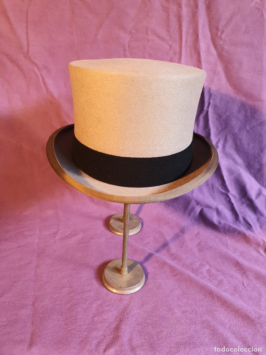 Antig&uuml;edades: Sombrero de copa Moss Bros. 1930. - Foto 2