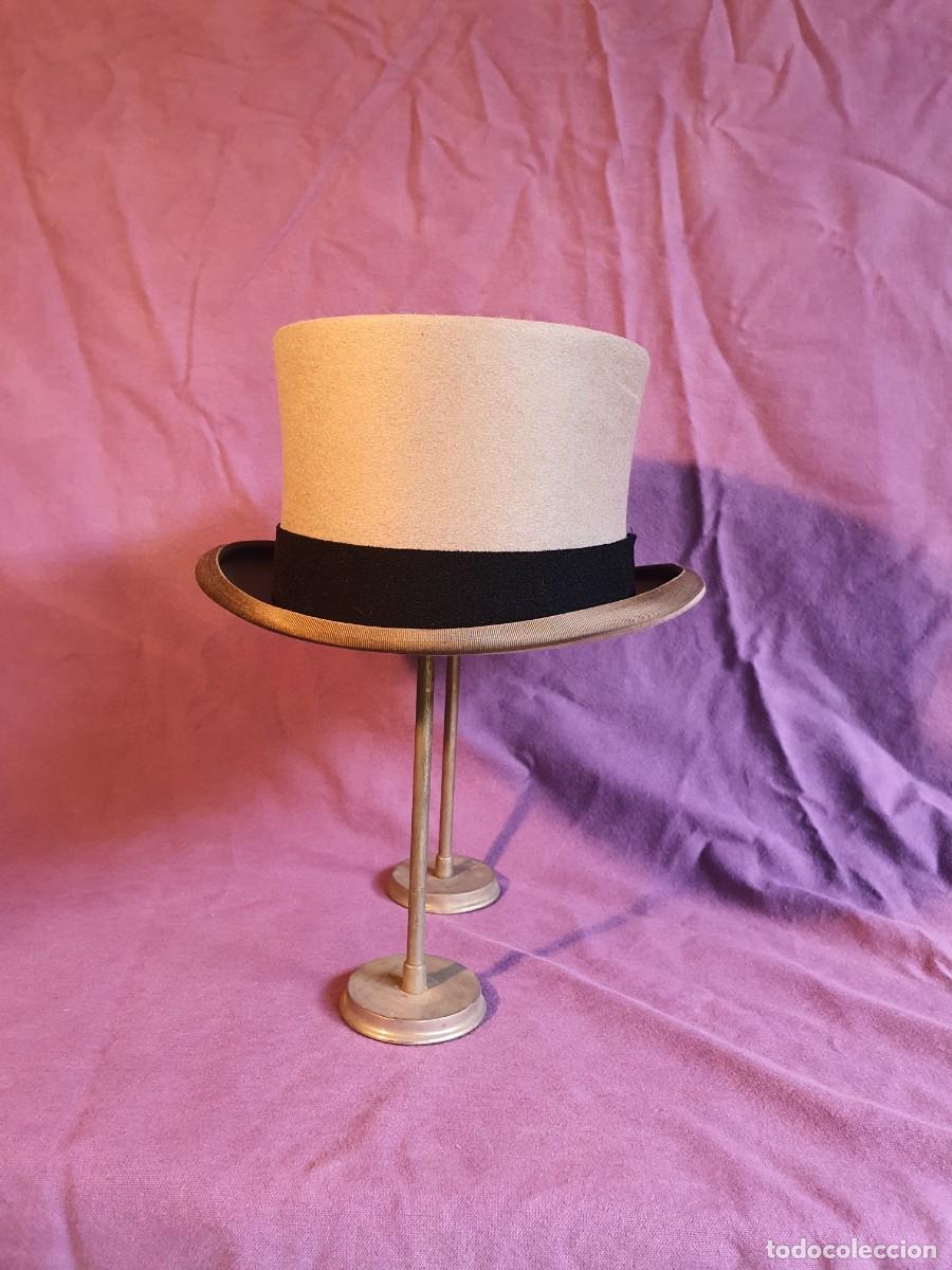 Antig&uuml;edades: Sombrero de copa Moss Bros. 1930. - Foto 3