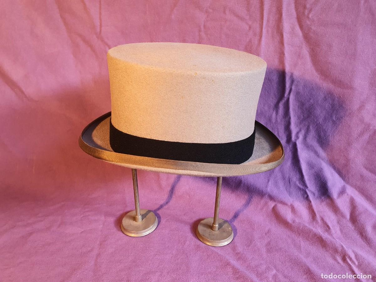 Antig&uuml;edades: Sombrero de copa Moss Bros. 1930. - Foto 5