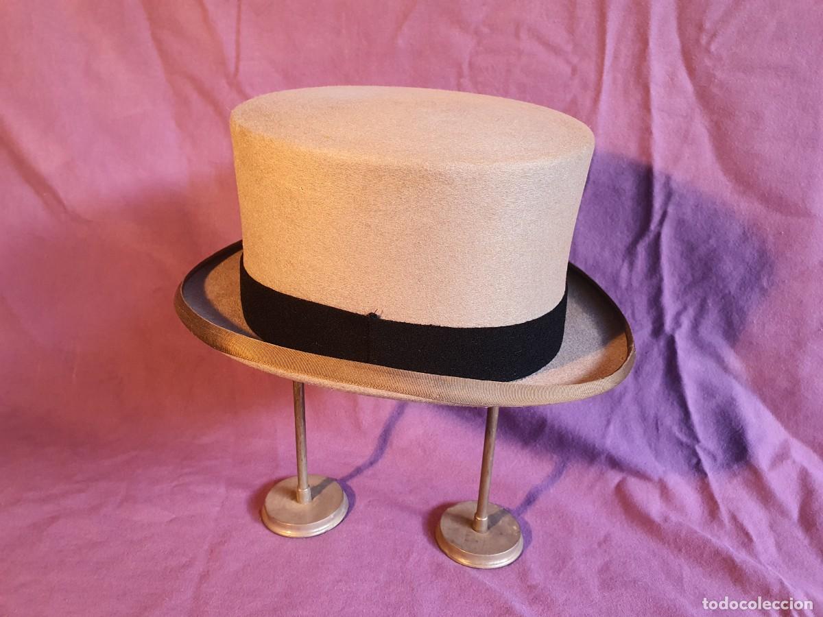 Antig&uuml;edades: Sombrero de copa Moss Bros. 1930. - Foto 6